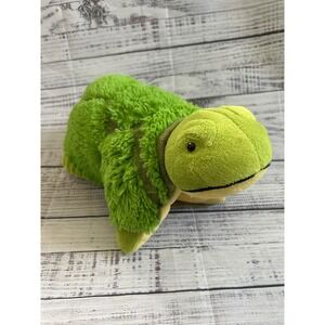 Pillow Pets Pee-wees Turtle Green Plush Small 11 Inch Stuffed Animal Toy 2010